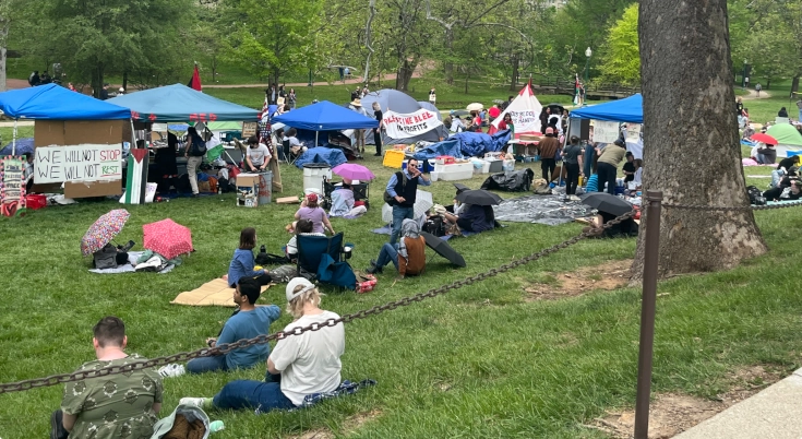 Campus protest